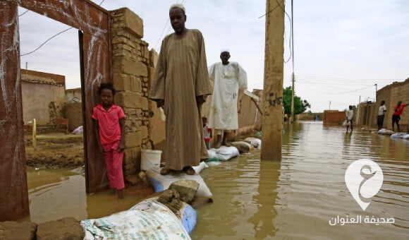 السفارة الليبية بالخرطوم تدعو لنجدة متضرري فيضانات السودان - PSD العنوان 2022 08 23T181134.607