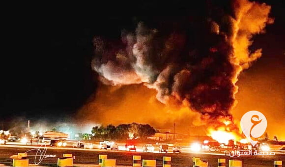 تم إخماده.. انفجار في حقل الانتصار النفطي التابع لشركة الزويتينة وأنباء تتحدث عن وفاة أحد العمال - PSD العنوان 2022 08 25T095855.642