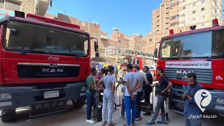 عشرات القتلى والمصابين في حريق هائل بكنيسة قرب القاهرة - الدفاع المدني المصري