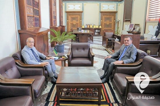 الدبيبة والكبير يبحثان تدني إيرادات الاتصالات والجمارك - 306827583 467502975416758 2054654534445333145 n
