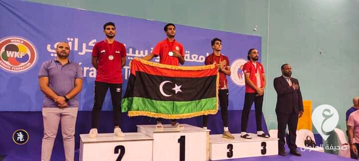 تكريم أحد منتسبي اللواء 73 لحصوله على قلادة ذهبية في بطولة شمال أفريقيا بتونس - 306848402 631430688350193 8136077844077596013 n