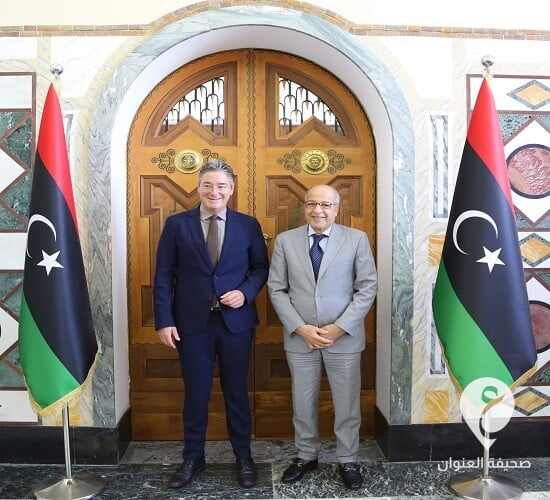 السفير الألماني يبحث مع الكبير عودة الشركات الألمانية إلى ليبيا - 307091560 451876066970648 7880336289070393132 n