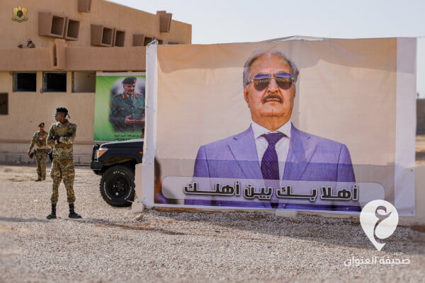 صور | زيارة القائد العام المشير حفتر إلى وادي الشاطئ 9 صور | زيارة القائد العام المشير حفتر إلى وادي الشاطئ - 309546834 649321836531000 1389491158769119213 n