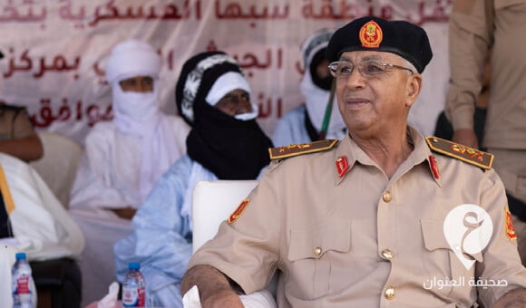 تخريج دفعة جنود بمنطقة سبها العسكرية وكنه يؤكد "الجيش لحماية الليبيين وليس لقتالهم" - PSD العنوان 2022 09 29T123555.126