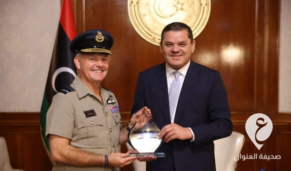الدبيبة يبحث مع مسؤول بوزارة الدفاع البريطانية تفعيل برامج التدريب بين المملكة وليبيا - PSD العنوان 2022 09 29T144504.187