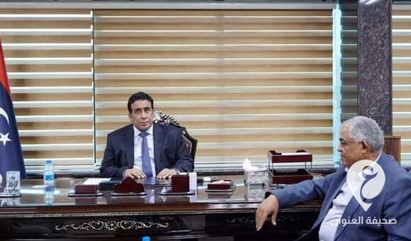 القطراني يقدم للمنفي إحاطة عن المشاكل التي تواجه حكومة الوحدة - PSD العنوان 23