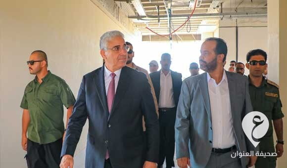 باشاغا يقف على صيانة مقار حكومته في سرت - PSD العنوان 24
