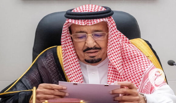 العاهل السعودي يؤكد دعم المملكة لمطالب الليبيين بمغادرة الوجود الأجنبي في ليبيا دون إبطاء - PSD العنوان 2022 10 17T140151.039