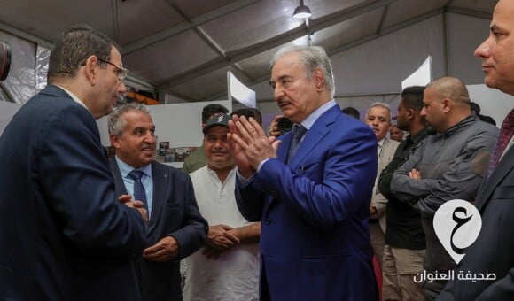 المشير حفتر يزور معرض بنغازي الدولي للكتاب - PSD العنوان 2022 10 25T163301.160
