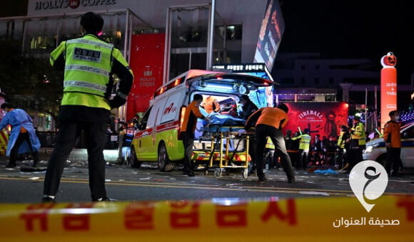 مصرع 59 شخصًا وجرح 150 آخرين أثناء الاحتفال بعيد الهالوين في عاصمة كوريا الجنوبية - PSD العنوان 2022 10 29T194827.141