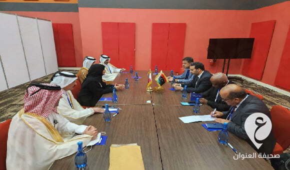 النويري يبحث مع نائب رئيس مجلس الشورى القطري تعزيز التواصل بين المجلسين  - مشروع جديد 15