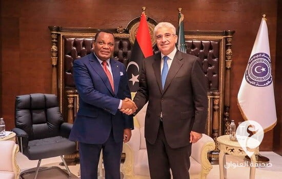 باشاغا ووزير خارجية الكونغو يبحثان ملف الانتخابات في ليبيا - 314358177 188147797073152 5218334986186336417 n