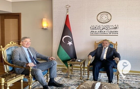 السفير الألماني يكشف عن أهم المحاور التي ناقشها مع المشري والنويري - FhMIOHmXkAENDlL