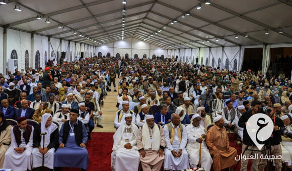 المشير حفتر يحظى باستقبال شعبي حافل في هون - PSD العنوان 2022 11 01T193340.228