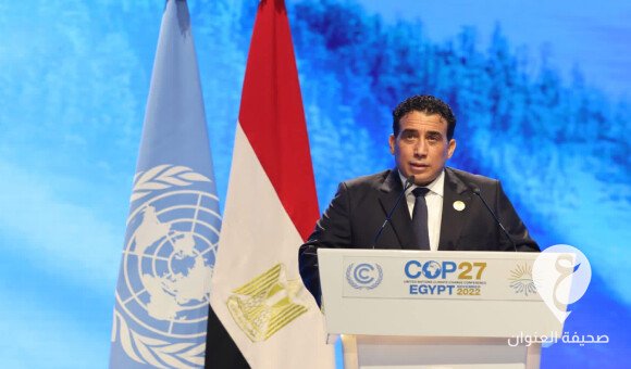 المنفي: ليبيا من أكثر الدول حساسية للتغيرات المناخية والجفاف يهددها - PSD العنوان 2022 11 08T155343.199