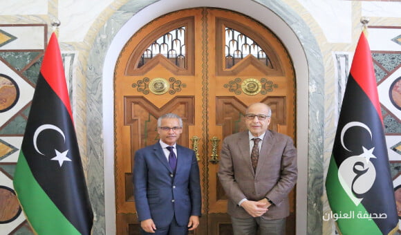 الكبير والسفير الفرنسي يبحثان عودة الشركات الفرنسية للعمل في ليبيا - PSD العنوان 2022 11 10T130229.048