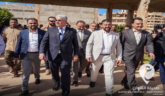 باشاغا يتفقد آخر الأعمال المنجزة في بنغازي - مشروع جديد 19