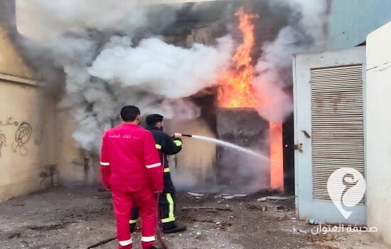 السيطرة على حريق شب بمحطة كهرباء المدينة القديمة في طرابلس - 317983177 2269158166598553 3376890972596971992 n