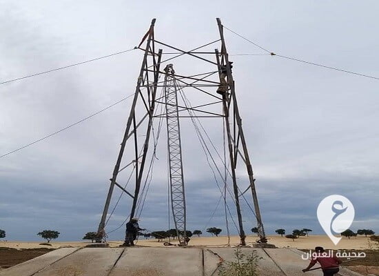 لتخفيف الأحمال.. تركيب خط كهرباء غرب إجدابيا - 318143303 452112853779141 3437047473209696094 n