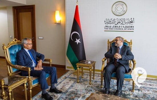 بينها تداعيات استحداث المحكمة الدستورية العليا.. المشري والسفير الفرنسي يبحثان سبل حلحلة الانسداد السياسي - 319383769 543735944289003 512811974989843207 n