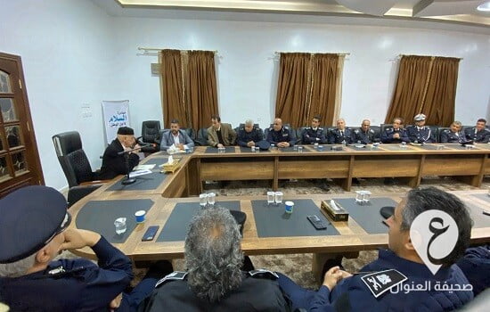 عقيلة صالح يبحث الوضع الأمني مع مديري الأمن بداخلية باشاغا - 320011241 861214351668698 7212018514028335697 n