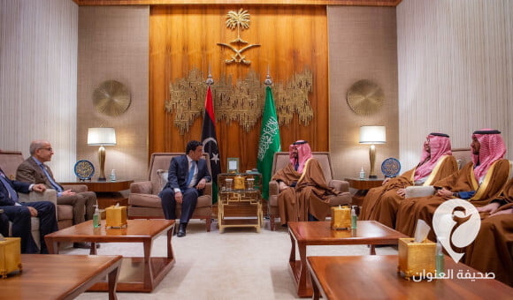 المنفي ومحمد بن سلمان يبحثان في الرياض مستجدات الأوضاع على الساحة الليبية - PSD العنوان 2022 12 11T033204.879