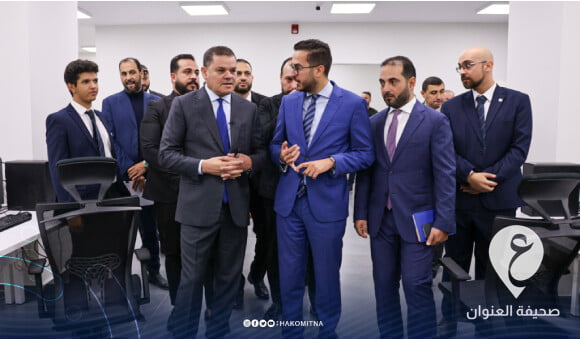 الدبيبة يزور مركز خدمة المواطن للاطلاع على خطته للعام الجاري 2023 - 1 9