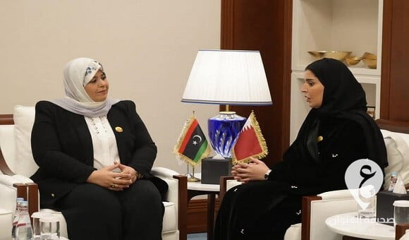 الكيلاني تبحث مع قطر تبادل الخبرات في العمل الاجتماعي - 326225364 906701033840717 5149047604910238619 n