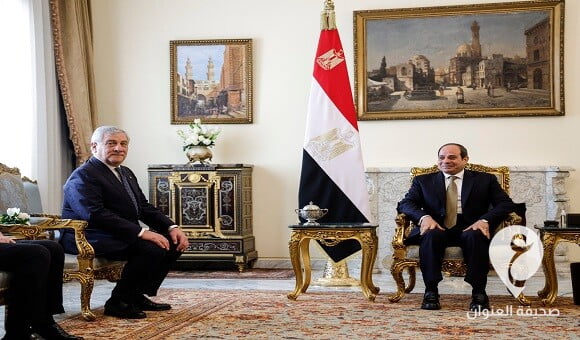 خلال لقائه السيسي.. تاياني يُشدد على ضرورة اتفاق الدول المعنية بليبيا على "عملية سلام" - FnESELqX0AImtoO