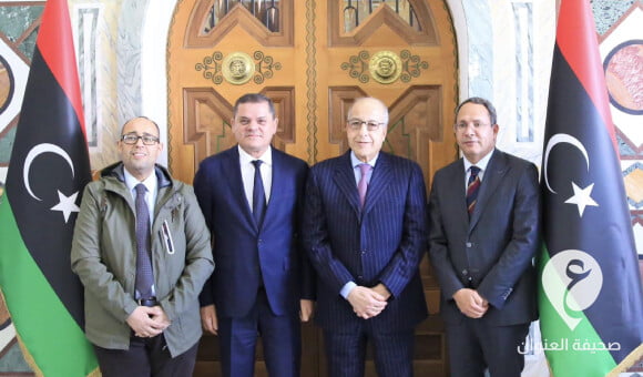 الكبير يجتمع مع الدبيبة ويناقشان خطة رفع معدل الإفصاح والشفافية - PSD العنوان 71