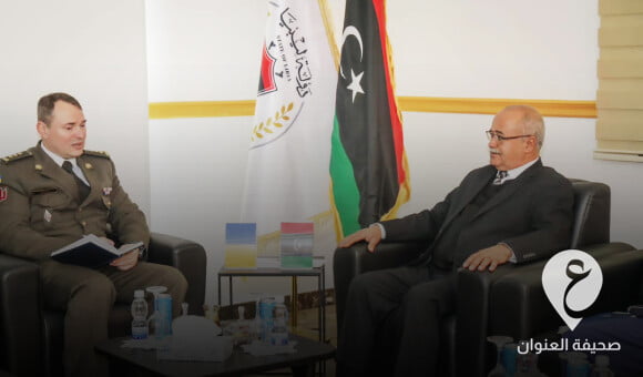 في ظل الحرب الدائرة في أوكرانيا.. مدير مكتب وزارة الدفاع بحكومة الوحدة يلتقي الملحق العسكري الأوكراني - PSD العنوان 2023 01 31T110124.173