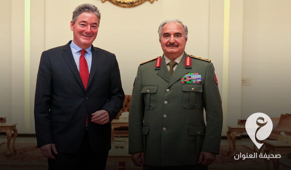 المشير حفتر يستقبل سفير ألمانيا لدى ليبيا - PSD العنوان 2023 01 31T152810.257