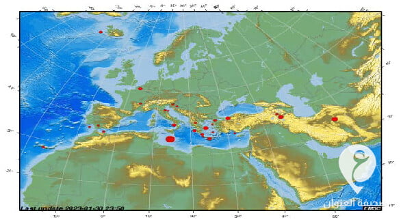 المركز الليبي للاستشعار عن بعد يرصد نشاط زلزالي قبالة السواحل الليبية - مشروع جديد 16