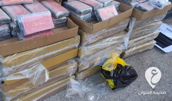 ضبط كمية كبيرة من الكوكايين في ميناء الخمس ضمن شحنة دجاج مجمد - PSD العنوان 2023 02 07T095355.569