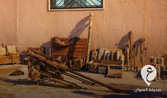 الأمن الداخلي يصادر أسلحة وأعيرة نارية أثناء المشاركة في مداهمة أوكار المخدرات ببنغازي - PSD العنوان 2023 02 11T235812.707