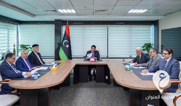 المنفي يبحث مع أعضاء شبكة تواصل الأحزاب الأوضاع السياسية في ليبيا - PSD العنوان 24