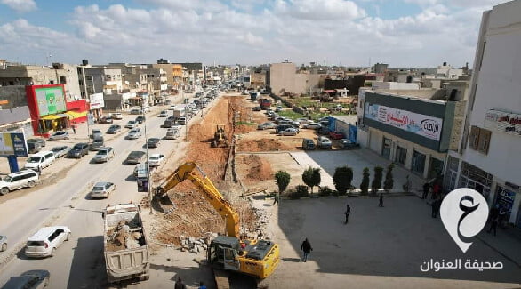 لجنة إعادة الإعمار تشرع في فتح مسارات دخول آمن من الطريق السريع - مشروع جديد 1
