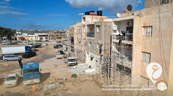 انطلاق أعمال صيانة شاملة لعمارات الإسكان العام بمنطقة "السرتي" ببنغازي - مشروع جديد 35