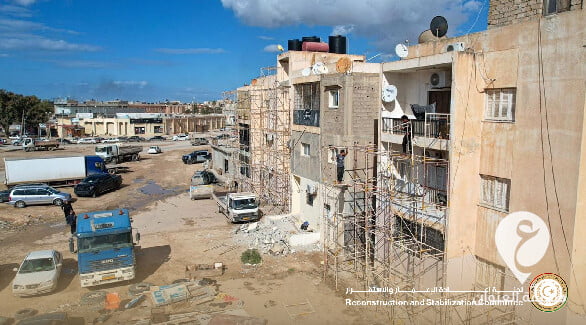 انطلاق أعمال صيانة شاملة لعمارات الإسكان العام بمنطقة "السرتي" ببنغازي - مشروع جديد 35