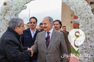 صور| المشير خليفة حفتر يفتتح حي "المشير" عمارات (1015) في بنغازي 38 صور| المشير خليفة حفتر يفتتح حي "المشير" عمارات (1015) في بنغازي - 337088289 251993090504744 7964293136195451420 n