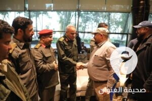 بالصور| الطرابلسي يستقبل 5+5 والقيادات الأمنية والعسكرية بالمنطقة الغربية والشرقية - 337372930 1131410447527485 8349630983359968466 n