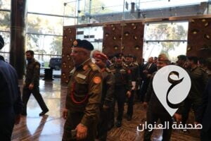 بالصور| الطرابلسي يستقبل 5+5 والقيادات الأمنية والعسكرية بالمنطقة الغربية والشرقية - 337389470 195087029918040 8510184965796438375 n