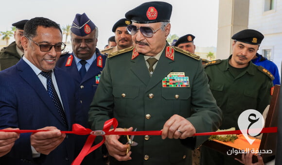 صور| المشير حفتر يفتتح مستشفى عسكري كبير في بنغازي بخدمات وتجهيزات متطورة - PSD العنوان 2023 03 01T225234.427
