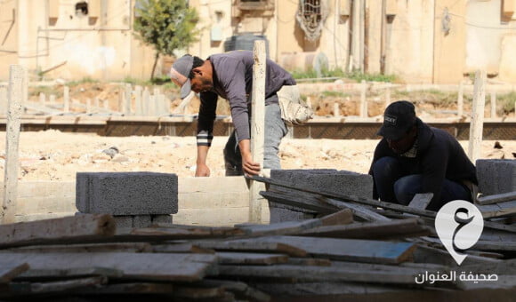 لجنة الإعمار تواصل إنشاء الأرصفة والحدائق ومواقف السيارات وصيانة عمارات الإسكان العام في بنغازي - PSD العنوان 2023 03 20T120619.665