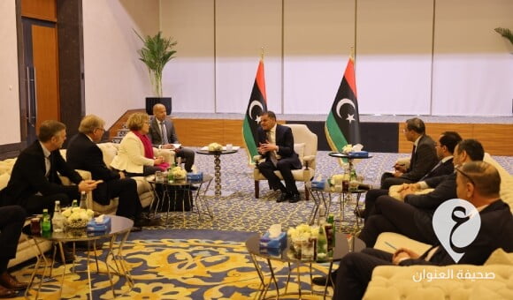 الدبيبة يناقش مع وفد أمريكي التطورات السياسية في ليبيا - PSD العنوان 2023 03 21T142349.183