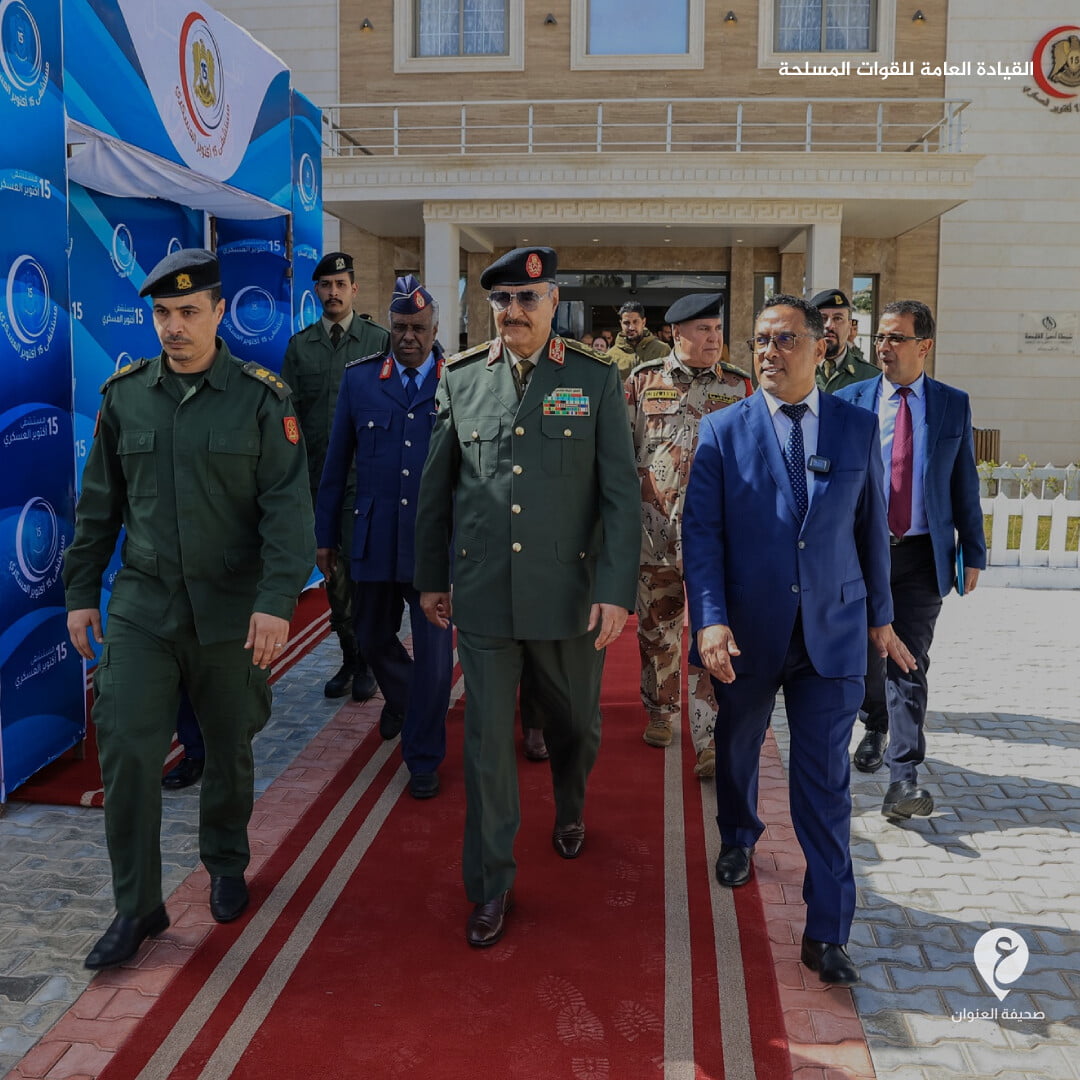 صور| المشير حفتر يفتتح مستشفى عسكري كبير في بنغازي بخدمات وتجهيزات متطورة - template 2023 03 01T224606.602