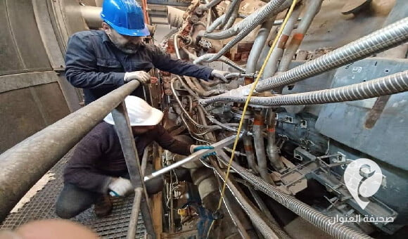 العامة للكهرباء تباشر أعمال العمرة للوحدة الغازية السادسة بمحطة شمال بنغازي - العنوان الاخير 42