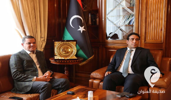 المنفي يناقش مع الدبيبة تنفيذ بنود أعمال اجتماع مجلس الوزراء الأخير 1 المنفي يناقش مع الدبيبة تنفيذ بنود أعمال اجتماع مجلس الوزراء الأخير - العنوان الاخير 86