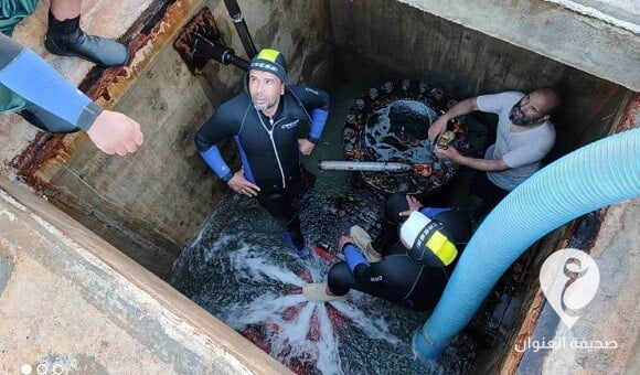 السيطرة على التسريب بالمسار الشرقي بمنظومة النهر الصناعي - 339062370 217875734225650 3259057376869557032 n