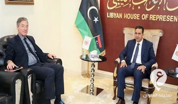 النويري يبحث مع السفير الألماني مستجدات الأوضاع في ليبيا - 339426584 228905399808498 1124845427422649687 n